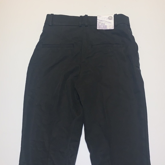🆕 H&M Conscious Collection Black Regular Waist Slacks - Women’s Size 4 - Picture 3 of 6